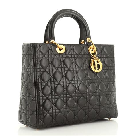 dior classic lady dior large bag 2014 collection lambskin|Dior cannage lambskin.